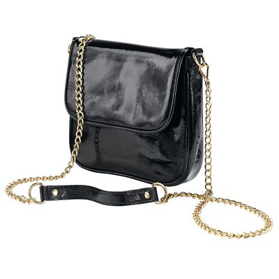 Home TravelSmith Patent Leather RFID-Blocking Crossbody Bag