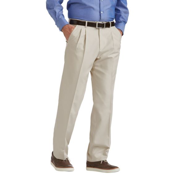 Men's Tropical Microfiber Pleated ComfortSizer Pants